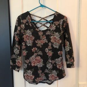 Floral sweater